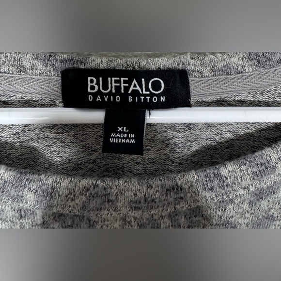 Women's Buffalo David Bitton long sleeve Leopard Print Sweater Stretchy size XL - Picture 2 of 3